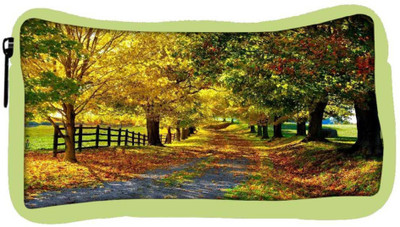 

Snoogg Eco Friendly Canvas Garden Trees And Way Designer Student Pen Pencil Case Coin Purse Pouch Cosmetic Makeup Bag (GREEN) Pouch(Multicolor)