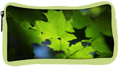 

Snoogg Eco Friendly Canvas Green Leaves Designer Student Pen Pencil Case Coin Purse Pouch Cosmetic Makeup Bag (GREEN) Pouch(Multicolor)