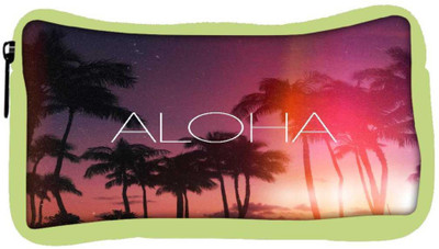 

Snoogg Eco Friendly Canvas Aloha Student Pen Pencil Case Coin Purse Pouch Cosmetic Makeup Bag (GREEN) Pouch(Multicolor)