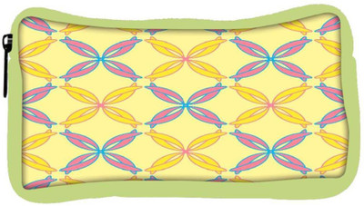 

Snoogg Eco Friendly Canvas Colorful Ribbons Designer Student Pen Pencil Case Coin Purse Pouch Cosmetic Makeup Bag (GREEN) Pouch(Multicolor)