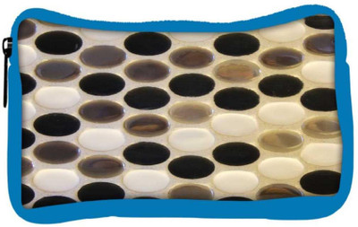 

Snoogg Eco Friendly Canvas Multicolor Spots Designer Student Pen Pencil Case Coin Purse Pouch Cosmetic Makeup Bag (BLUE) Pouch(Multicolor)