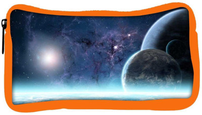 

Snoogg Eco Friendly Canvas Stars In Galaxy Designer Student Pen Pencil Case Coin Purse Pouch Cosmetic Makeup Bag (ORANGE) Pouch(Multicolor)