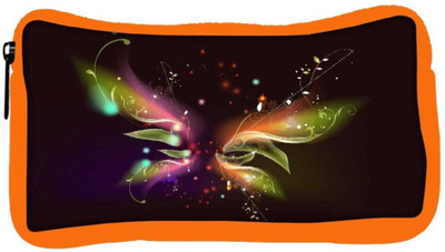 

Snoogg Eco Friendly Canvas Abstract Black Design Designer Student Pen Pencil Case Coin Purse Pouch Cosmetic Makeup Bag (ORANGE) Pouch(Multicolor)