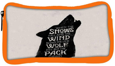 

Snoogg Eco Friendly Canvas The Pack Survives Student Pen Pencil Case Coin Purse Pouch Cosmetic Makeup Bag (ORANGE) Pouch(Multicolor)