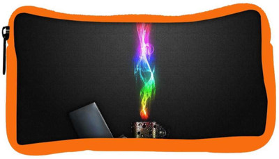 

Snoogg Eco Friendly Canvas Zippo Designer Student Pen Pencil Case Coin Purse Pouch Cosmetic Makeup Bag (ORANGE) Pouch(Multicolor)