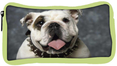 

Snoogg Eco Friendly Canvas English Bulldog Puppy Designer Student Pen Pencil Case Coin Purse Pouch Cosmetic Makeup Bag (GREEN) Pouch(Multicolor)