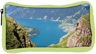 

Snoogg Eco Friendly Canvas Mountain View From The Top Designer Student Pen Pencil Case Coin Purse Pouch Cosmetic Makeup Bag (GREEN) Pouch(Multicolor)