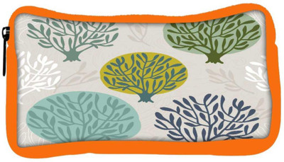 

Snoogg Eco Friendly Canvas Abstract Trees Designer Student Pen Pencil Case Coin Purse Pouch Cosmetic Makeup Bag (ORANGE) Pouch(Multicolor)