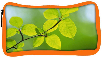 

Snoogg Eco Friendly Canvas Green Leaves Plants Designer Student Pen Pencil Case Coin Purse Pouch Cosmetic Makeup Bag (ORANGE) Pouch(Multicolor)