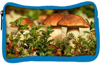 

Snoogg Eco Friendly Canvas Mushroom In Garden Designer Student Pen Pencil Case Coin Purse Pouch Cosmetic Makeup Bag (BLUE) Pouch(Multicolor)