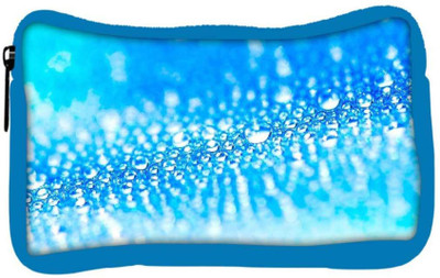 

Snoogg Eco Friendly Canvas Blue Water Drops Designer Student Pen Pencil Case Coin Purse Pouch Cosmetic Makeup Bag (BLUE) Pouch(Multicolor)