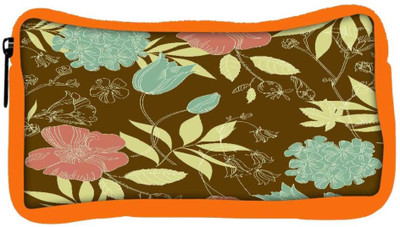 

Snoogg Eco Friendly Canvas Seamless Vintage Flower Pattern Student Pen Pencil Case Coin Purse Pouch Cosmetic Makeup Bag (ORANGE) Pouch(Multicolor)