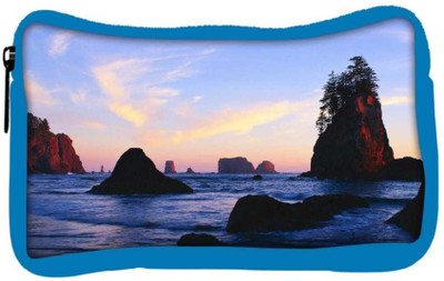 

Snoogg Eco Friendly Canvas Rocks In The Lake Designer Student Pen Pencil Case Coin Purse Pouch Cosmetic Makeup Bag (BLUE) Pouch(Multicolor)