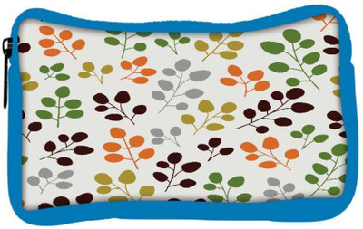 

Snoogg Eco Friendly Canvas Variety Of Leaves Designer Student Pen Pencil Case Coin Purse Pouch Cosmetic Makeup Bag (BLUE) Pouch(Multicolor)