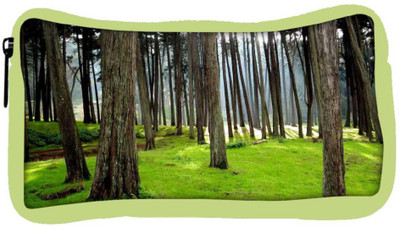 

Snoogg Eco Friendly Canvas Long Branched Tree Designer Student Pen Pencil Case Coin Purse Pouch Cosmetic Makeup Bag (GREEN) Pouch(Multicolor)