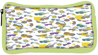 

Snoogg Eco Friendly Canvas The Beach Life Student Pen Pencil Case Coin Purse Pouch Cosmetic Makeup Bag (GREEN) Pouch(Multicolor)