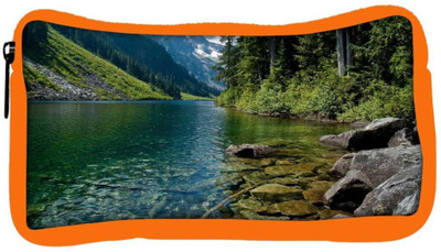 

Snoogg Eco Friendly Canvas Green Water Designer Student Pen Pencil Case Coin Purse Pouch Cosmetic Makeup Bag (ORANGE) Pouch(Multicolor)