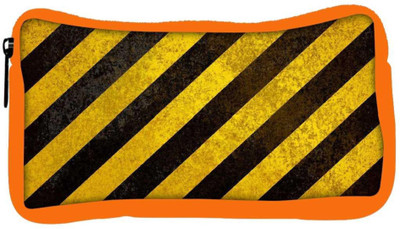

Snoogg Eco Friendly Canvas Yellow Strips Design Designer Student Pen Pencil Case Coin Purse Pouch Cosmetic Makeup Bag (ORANGE) Pouch(Multicolor)