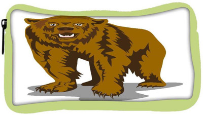 

Snoogg Eco Friendly Canvas Brown Bear Student Pen Pencil Case Coin Purse Pouch Cosmetic Makeup Bag (GREEN) Pouch(Multicolor)
