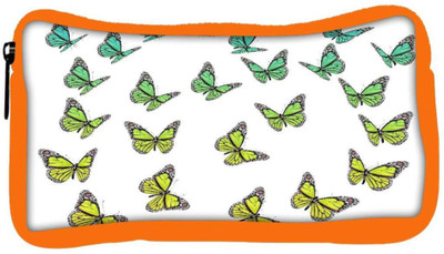 

Snoogg Eco Friendly Canvas Butterfly Isolated On White Student Pen Pencil Case Coin Purse Pouch Cosmetic Makeup Bag (ORANGE) Pouch(Multicolor)