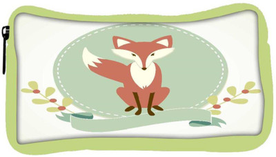 

Snoogg Eco Friendly Canvas A Fox Student Pen Pencil Case Coin Purse Pouch Cosmetic Makeup Bag (GREEN) Pouch(Multicolor)