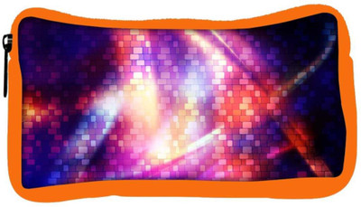 

Snoogg Eco Friendly Canvas Digital Groove Designer Student Pen Pencil Case Coin Purse Pouch Cosmetic Makeup Bag (ORANGE) Pouch(Multicolor)
