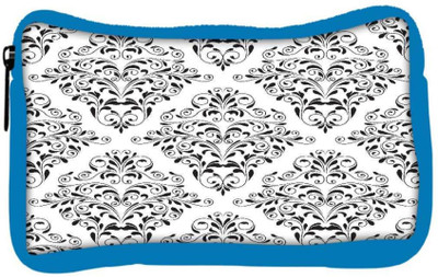 

Snoogg Eco Friendly Canvas Grey Leafy Pattern Designer Student Pen Pencil Case Coin Purse Pouch Cosmetic Makeup Bag (BLUE) Pouch(Multicolor)