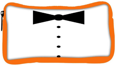 

Snoogg Eco Friendly Canvas Suit Up Student Pen Pencil Case Coin Purse Pouch Cosmetic Makeup Bag (ORANGE) Pouch(Multicolor)