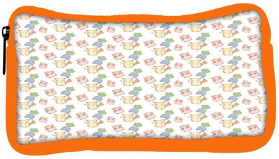 

Snoogg Eco Friendly Canvas Cute Piggy Student Pen Pencil Case Coin Purse Pouch Cosmetic Makeup Bag (ORANGE) Pouch(Multicolor)