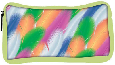 

Snoogg Eco Friendly Canvas Feathers Vector Background Student Pen Pencil Case Coin Purse Pouch Cosmetic Makeup Bag (GREEN) Pouch(Multicolor)