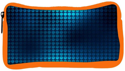 

Snoogg Eco Friendly Canvas Blue Spots Designer Student Pen Pencil Case Coin Purse Pouch Cosmetic Makeup Bag (ORANGE) Pouch(Multicolor)