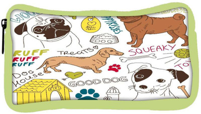 

Snoogg Eco Friendly Canvas I Love Dogs Vector Doodles Set Student Pen Pencil Case Coin Purse Pouch Cosmetic Makeup Bag (GREEN) Pouch(Multicolor)