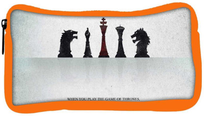 

Snoogg Eco Friendly Canvas Amazing Chess Quote Designer Student Pen Pencil Case Coin Purse Pouch Cosmetic Makeup Bag (ORANGE) Pouch(Multicolor)