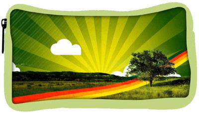 

Snoogg Eco Friendly Canvas Rainbow Path Designer Student Pen Pencil Case Coin Purse Pouch Cosmetic Makeup Bag (GREEN) Pouch(Multicolor)