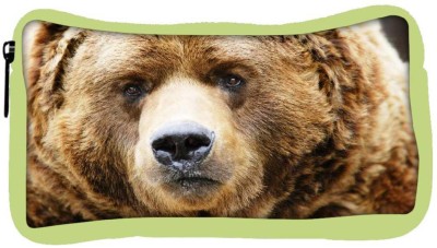 

Snoogg Eco Friendly Canvas Angry Bear Designer Student Pen Pencil Case Coin Purse Pouch Cosmetic Makeup Bag (GREEN) Pouch(Multicolor)