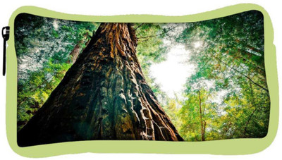 

Snoogg Eco Friendly Canvas Huge Tree Designer Student Pen Pencil Case Coin Purse Pouch Cosmetic Makeup Bag (GREEN) Pouch(Multicolor)