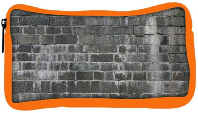 

Snoogg Eco Friendly Canvas Durable Desktop Designer Student Pen Pencil Case Coin Purse Pouch Cosmetic Makeup Bag (ORANGE) Pouch(Multicolor)