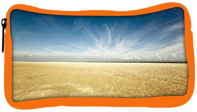 

Snoogg Eco Friendly Canvas Golden Sand Beach Designer Student Pen Pencil Case Coin Purse Pouch Cosmetic Makeup Bag (ORANGE) Pouch(Multicolor)