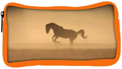 

Snoogg Eco Friendly Canvas Horse In Dust Designer Student Pen Pencil Case Coin Purse Pouch Cosmetic Makeup Bag (ORANGE) Pouch(Multicolor)