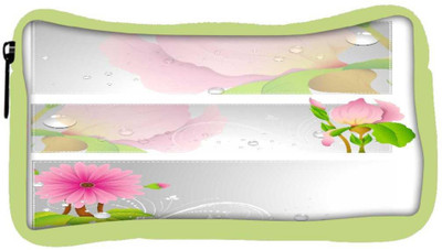 

Snoogg Eco Friendly Canvas Flourish Vector Banner Student Pen Pencil Case Coin Purse Pouch Cosmetic Makeup Bag (GREEN) Pouch(Multicolor)