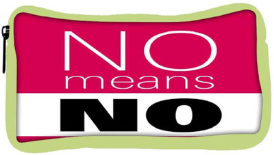 

Snoogg Eco Friendly Canvas No Means No 2898 Student Pen Pencil Case Coin Purse Pouch Cosmetic Makeup Bag (GREEN) Pouch(Multicolor)