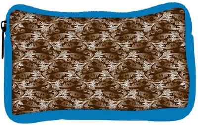 

Snoogg Eco Friendly Canvas Mix Color Pattern Designer Student Pen Pencil Case Coin Purse Pouch Cosmetic Makeup Bag (BLUE) Pouch(Multicolor)