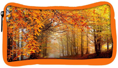 

Snoogg Eco Friendly Canvas Pathway Through The Forest Designer Student Pen Pencil Case Coin Purse Pouch Cosmetic Makeup Bag (ORANGE) Pouch(Multicolor)