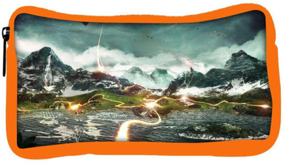 

Snoogg Eco Friendly Canvas Animated Nature View Designer Student Pen Pencil Case Coin Purse Pouch Cosmetic Makeup Bag (ORANGE) Pouch(Multicolor)