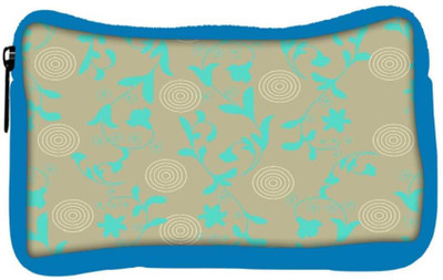 

Snoogg Eco Friendly Canvas Green Floral Designer Student Pen Pencil Case Coin Purse Pouch Cosmetic Makeup Bag (BLUE) Pouch(Multicolor)