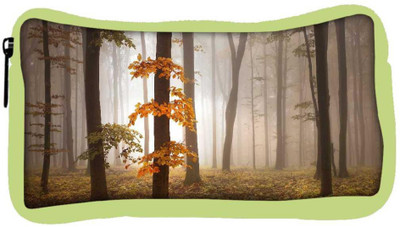 

Snoogg Eco Friendly Canvas Yellow Leaves Designer Student Pen Pencil Case Coin Purse Pouch Cosmetic Makeup Bag (GREEN) Pouch(Multicolor)