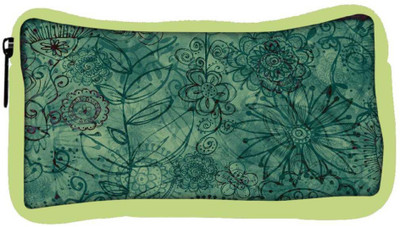 

Snoogg Eco Friendly Canvas Abstract Floral Design Designer Student Pen Pencil Case Coin Purse Pouch Cosmetic Makeup Bag (GREEN) Pouch(Multicolor)