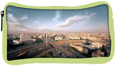 

Snoogg Eco Friendly Canvas Lake And City Designer Student Pen Pencil Case Coin Purse Pouch Cosmetic Makeup Bag (GREEN) Pouch(Multicolor)