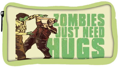 

Snoogg Eco Friendly Canvas Zombies Need Hugs Student Pen Pencil Case Coin Purse Pouch Cosmetic Makeup Bag (GREEN) Pouch(Multicolor)