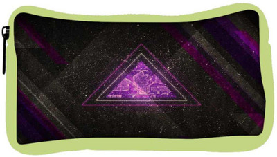 

Snoogg Eco Friendly Canvas Zoyd Dimensions Student Pen Pencil Case Coin Purse Pouch Cosmetic Makeup Bag (GREEN) Pouch(Multicolor)